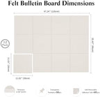 48" x 36" Decorative Bulletin Boards, Large Cork Board Alternative - Image 3