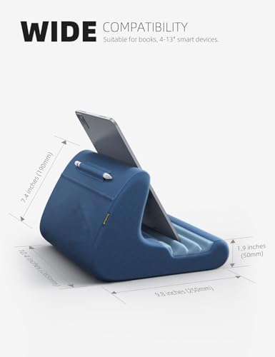 Lamicall Tablet Stand Pillow Holder - Tablet Pillow Soft Pad for Bed - Image 5