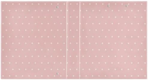 Standard View 3 Ring Binder, Light Pink Polka Dot Durable Flexible Portable Waterproof Hardcover 1.5 Inch D Rings 500-Sheet Capacity Organizer 2PC - Image 3