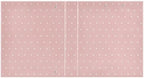 Standard View 3 Ring Binder, Light Pink Polka Dot Durable Flexible Portable Waterproof Hardcover 1.5 Inch D Rings 500-Sheet Capacity Organizer 1PC - Image 3