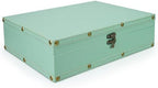 DreamsEden Wooden Decorative Storage Box, Home Shelf Decor in Serene Green by DreamsEden
