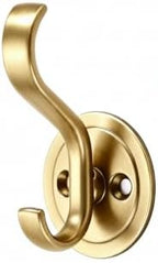 khtumeware 10 Pack 3inch Zinc Alloy Brushed Gold Towel Hooks by khtumeware