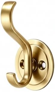 khtumeware 10 Pack 3inch Zinc Alloy Brushed Gold Towel Hooks by khtumeware