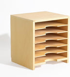 Premium Montessori Card Cabinet – 6-Layer Wooden Storage Organizer for Geometric Cards, Nomenclature & Learning Materials, Compact Classroom Organization, Homeschool Kids Ages 3-6 (No Assembly) - Image 3