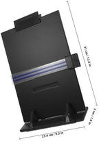 Adjustable Desktop Document Holder and Reading Book Stand with Paper Clip and Line Guide for Typing and Office Use - Image 2