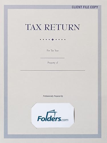 LUXPaper 9" x 12" Tax Return Folders | Two Pocket | Front Card Slit | Natural | 80lb. Cover | 25 Qty - Image 3