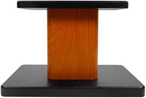 Rockville RHT8C Pair 8" Classic Wood Desktop Speaker/Studio Monitor Stands - Image 3