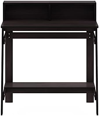 Furinno Simplistic 31-Inch Compact Computer Desk, Dark Mocha - Image 7