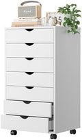 DUMOS 7 Drawer File Cabinet with Wheels, Vertical Office Storage Cabinet by DumosLifestyle