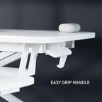 VIVO White 32 in Standing Desk Converter with Monitor Stand, DESK-V000K-M2W - Image 6