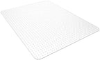 Office Chair Mat, 46" x 60" Transparent Desk Chair Mat for Low Pile Carpeted Floor, Easy Glide Carpet Floor Protector Mat for Home and Office by HOMEK