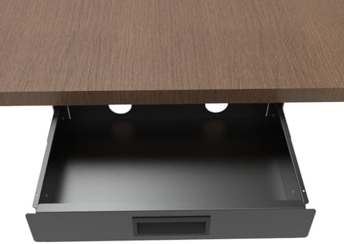 13.4" W Under Desk Drawer Slide Out Storage W/Cable Management - Image 2