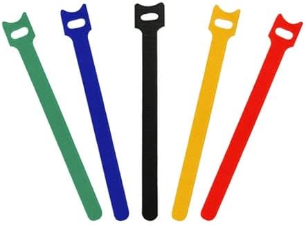 Muka 500 Pcs Multi-Size Custom Cable Tie Reusable Fastening Wraps - Image 3