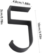 Coat Rack with Hooks Wallet Table - Metal Headphone Clamp,Aluminum Alloy Under Desk Shelf Headphone Holder - Image 5