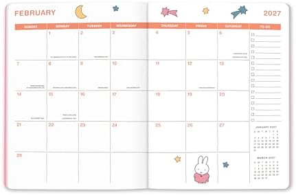 2027 Just Right Monthly Planner, 7.5 x 9.75", Miffy A Year in Color - Image 4