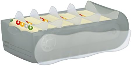 HAN 998-693, CROCO Flashcard Index Box. For learning vocabulary in an ingeniously simple way, A8, translucent grey - Image 2