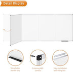 VIZ-PRO Large Magnetic Dry Erase Whiteboard, 120 x 48 Inches, Foldable - Image 3