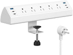 Jgstkcity Desk Clamp Power Strip USB C,Table Surge Protector by Jgstkcity