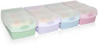 HAN Croco flashcard Box, Easy to Learn Vocabulary with 5-Compartment Learning System, DIN A8 Index Box for 500 Cards, 998-887, Translucent/Pastel Purple - Image 3