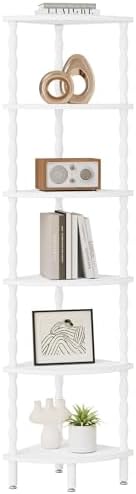 IBUYKE 6-Tier Corner Shelf,Industrial Corner Storage WBC021W by IBUYKE