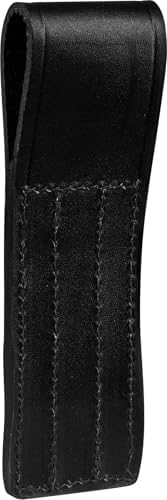JAY-PEE Black Leather Triple Pen and Pencil Holder for Belt, Fountain Pen Sleeve Holster, Pencil Carrying Pouch, Professional Pocket Protector, and Writer's Sleeve Case, Fits 2 1/4" Sam Browne Belts - Image 4