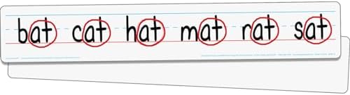Really Good Stuff Double-Sided Dry Erase Sentence Strip Boards - 12 Pack by ReallyGoodStuff