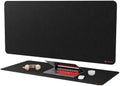 ZORESYN Large Mouse Pad 43.3x19.7 Inch, Big Desk Mat with Cloth Surface & Durable Stitching, Computer Keyboard Mat, Non-Slip Office Desk Protector for Home Office Gamers, Black by ZORESYN