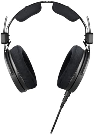 Audio-Technica ATH-R50X Professional Open-Back Reference Headphones - Black Bundle with Case, Stand, Cable, and Austin Bazaar Polishing Cloth - Image 6