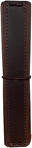 Travelers Notebook Cover with Inner Pockets, Card Slots and Pen Holder, B6 Size, Dark Brown - Image 4