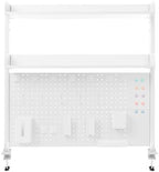 Desktop Bookshelf Clamp On Desk Shelf with Each Tier Load Capacity(16.53 Lbs) Multipurpose Clip-On Desk Organiser Desktop Organizer Bookshelf Storage Shelves for Study Rooms, Bedrooms(White) - Image 7