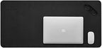 Gallaway Leather Desk Mat, Office Writing Desk Pad, Large 36" x 17" Black, for Top of Desks, Gift Ready Elegant Computer Desk Cover Protector PU Leather - Image 7