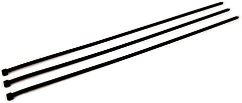 3M Cable Tie CT24BK175-L, 24 in, 175 lb Tensile Strength, Black, Bag of 50 by 3MIndustrial
