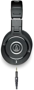 Audio-Technica ATH-M40x Professional Monitor Headphones Bundled with Over The Ear Headphones Stand + Cleaning Cloth (3 Items) - Image 3
