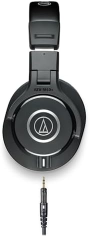 Audio-Technica ATH-M40x Professional Monitor Headphones Bundled with Over The Ear Headphones Stand + Cleaning Cloth (3 Items) - Image 3