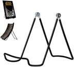 KINGDOM SOLUTIONS - 4.75" Black Metal Display Stand Made in USA - 36 Pack by KINGDOMSOLUTIONS