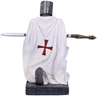 Nemesis Now Knight's Oath Pen Holder, Whilte, 16.8cm, White - Image 3
