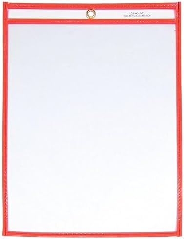 C-Line Neon Shop Ticket Holder, Orange, Stitched, 15/Box (43912) by C-Line
