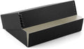 Lineco Museum Archival Storage Box, Drop Front, 8.75x10.75x3 in, Black by Lineco