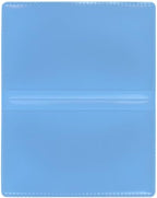 StoreSMART - Powder Blue Folding Business Card Holders - 100 Pack - Polypropylene Plastic (RPP2915PB-100) - Image 2