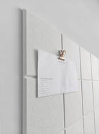 Felt Bulletin Board- Cork Board Tiles Alternative - 6 Pack Square Felt Wall Tiles with Safe Removable Adhesive Tabs - - Image 3