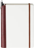 SETTINI® Vegan Leather Journal Gift Set with Pen 192 Pages, Modern White by Settini