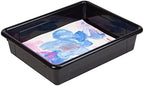 Storex Letter Size Flat Storage Tray – Organizer Bin for Classroom, Office and Home, Black, 5-Pack (62516U05C), 10 x 13 x 3 Inches - Image 6