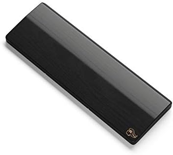 Glorious Wooden Wrist Rest - Compact - Onyx/Black - Mechanical Keyboards Wood Ergonomic Palm Rest| 12x4 inches/19mm Thick (GV-75-DARK) by Glorious