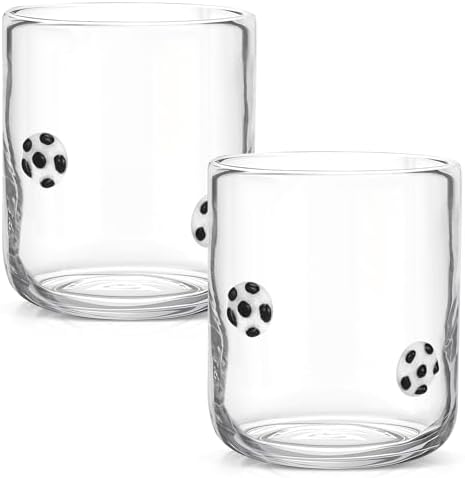 SiliFine 2 Pcs Soccer Icon Juice Glasses - Image 2