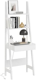 Haotian Ladder Desk with Power Outlet by Haotian