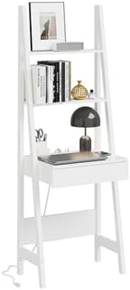 Haotian Ladder Desk with Power Outlet by Haotian