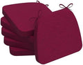 AAAAAcessories Chair Cushions for Dining Chairs, 17 x 16 x 2 in, Set of 6 by AAAAAcessories