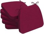 AAAAAcessories Chair Cushions for Dining Chairs, 17 x 16 x 2 in, Set of 6 by AAAAAcessories