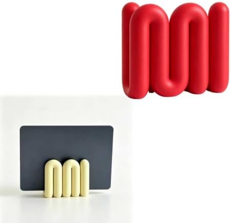 Sculptural Laptop Stand for Desk Organization，Red：25mm by Unknown