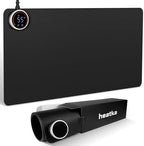 Classic Desktop Hand Warmer Heated Desk Pad – Large Heated Desk Mat for Cold Office & Home, PVC Leather Heated Mouse Pad for Keyboard & Mouse, Auto Shut-Off by Heatka